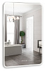 Зеркало Silver mirrors Стив 800х1200 - 3 вертикальный двойной подогрев, часы, сенсорный выключатель  LED-00002343
