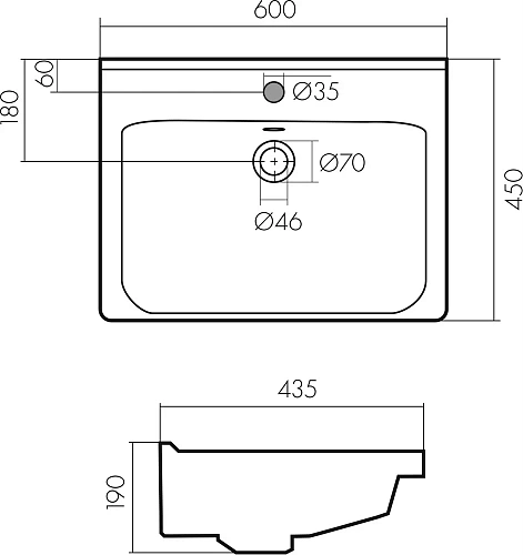 Тумба с раковиной STWORKI Стокгольм 60 406309 Тумба с раковиной STWORKI Стокгольм 60 406309