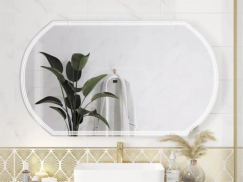 Вставка Cersanit Omnia узоры белый 20x44 OM2G051 Вставка Cersanit Omnia узоры белый 20x44 OM2G051