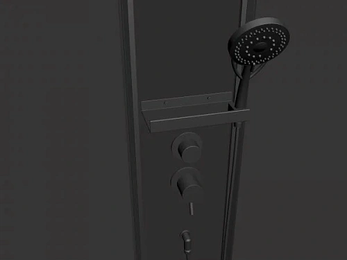 Душевая кабина Timo Premium ILMA Black 909 с крышей, хамам и стульчиком 90x90x222 Душевая кабина Timo Premium ILMA Black 909 с крышей, хамам и стульчиком 90x90x222