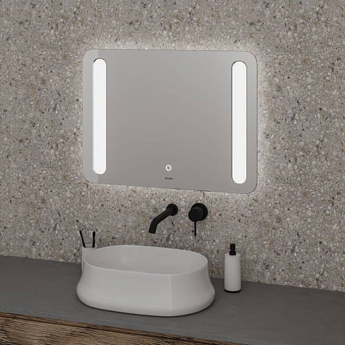 Зеркало GROSSMAN LARA (900x800x45) LED с сенсорным выключателем и гравировкой 139080 Зеркало GROSSMAN LARA (900x800x45) LED с сенсорным выключателем и гравировкой 139080