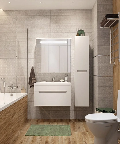 Тумба с раковиной DIWO Коломна 80, подвесная 462689 Тумба с раковиной DIWO Коломна 80, подвесная 462689