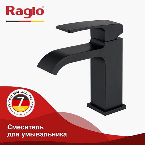 Смеситель для раковины Raglo R02.10.06, черный Смеситель для раковины Raglo R02.10.06, черный