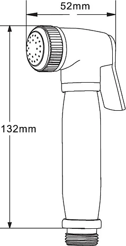 Гигиеническая лейка STWORKI Хальмстад XAL-09cr 549624 Гигиеническая лейка STWORKI Хальмстад XAL-09cr 549624