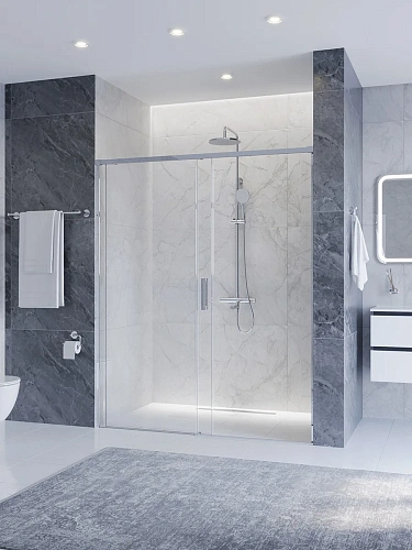 Душевая дверь CEZARES PLANE-BF-1-150-C-CR 150 см Душевая дверь CEZARES PLANE-BF-1-150-C-CR 150 см