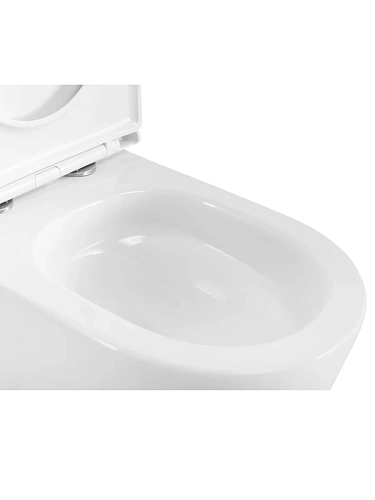 Унитаз подвесной BelBagno UNIQUE BB007CH-TOR/SC безободковый с сиденьем и смывом TORNADO Унитаз подвесной BelBagno UNIQUE BB007CH-TOR/SC безободковый с сиденьем и смывом TORNADO