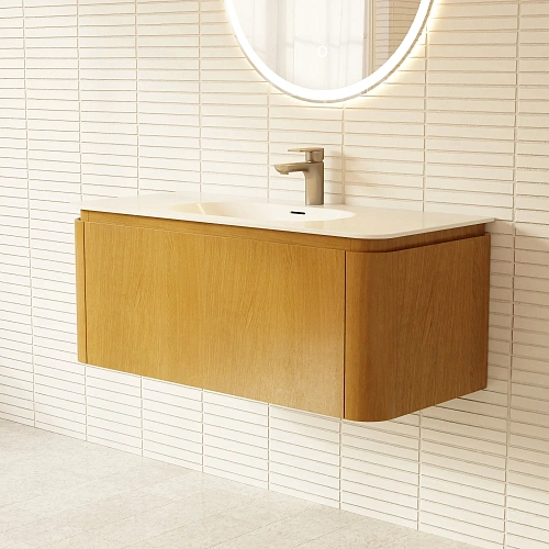 Тумба под раковину ArtDecco Coco 100 ACC10W14S000 подвесная, белый дуб Тумба под раковину ArtDecco Coco 100 ACC10W14S000 подвесная, белый дуб