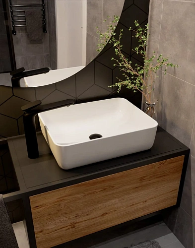 Смеситель для раковины AQUAme Como AQM6514MB Черный матовый Смеситель для раковины AQUAme Como AQM6514MB Черный матовый