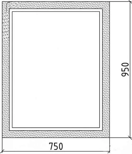 Зеркало Armadi Art LINEA 535 75х95 серебро Зеркало Armadi Art LINEA 535 75х95 серебро