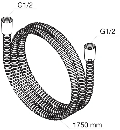Душевой шланг Damixa DAMIXA 760400264 1750 мм Душевой шланг Damixa DAMIXA 760400264 1750 мм