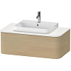 Картинка анонса товара «тумба под раковину duravit happy d.2 plus hp494107171 подвесная 100 см средиземноморский дуб»