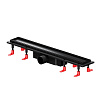 Картинка анонса товара «душевой лоток am.pm prime flow w02sc-u11-060-04bm flow tile 60см, черный матовый»