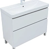 Тумба под раковину Aquanet Вега 100 00344125 напольная, белый глянец Тумба под раковину Aquanet Вега 100 00344125 напольная, белый глянец