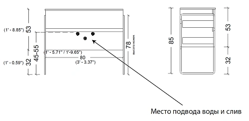 Тумба под раковину Armadi Art VALLESSI 80 Дуб светлый матовый фактурный 837-080-L Тумба под раковину Armadi Art VALLESSI 80 Дуб светлый матовый фактурный 837-080-L