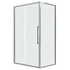 Душевой уголок GROSSMAN Cosmo 100.K33.02.100.10.02-200.K33.02.90.10.02 (100х90х195) раздвижная(левая),хром,стекло шиншилла