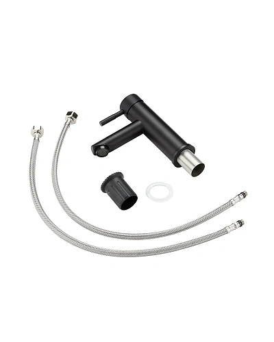 Смеситель для раковины Orange Steel M99-021b черный Смеситель для раковины Orange Steel M99-021b черный