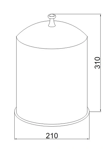 Корзина для мусора Boheme Provanse 10808 Корзина для мусора Boheme Provanse 10808