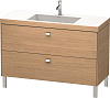 Картинка анонса товара «тумба с раковиной duravit brioso br4703o1052 120 см европейский дуб»