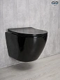Унитаз подвесной Gid Tr2198-18 62204Y черная глянцевая 49x36x35.5 с крышкой микролифт Унитаз подвесной Gid Tr2198-18 62204Y черная глянцевая 49x36x35.5 с крышкой микролифт