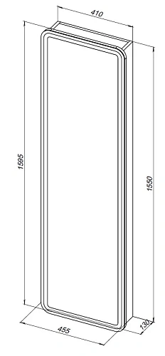 Шкаф-пенал Aquanet Оптима 00335438 с LED подсветкой Шкаф-пенал Aquanet Оптима 00335438 с LED подсветкой