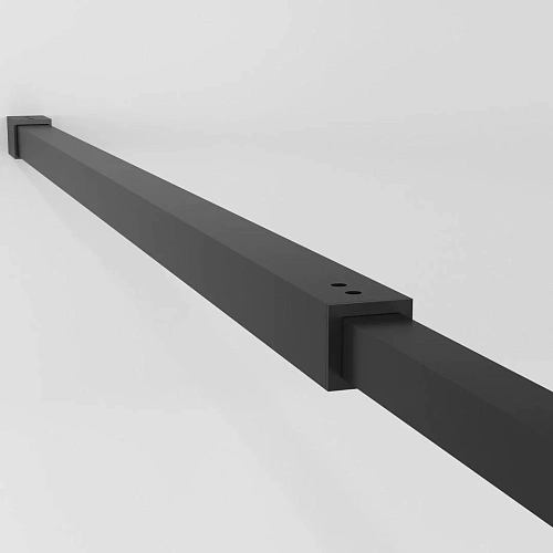 Душевая перегородка Niagara Nova NG-688-90BLACK (90x195) черный матовый, стекло прозрачное с рисунком Душевая перегородка Niagara Nova NG-688-90BLACK (90x195) черный матовый, стекло прозрачное с рисунком