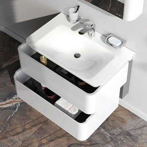 Тумба под раковину AM.PM Sensation M30FHX0802WG подвесная, 80 см, белый Тумба под раковину AM.PM Sensation M30FHX0802WG подвесная, 80 см, белый