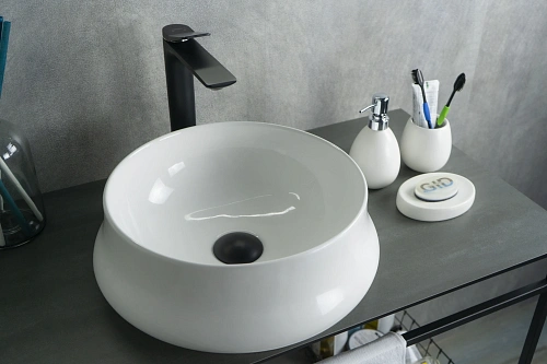 Раковина Gid N9426 51145 накладная белая 40x40x14 Раковина Gid N9426 51145 накладная белая 40x40x14