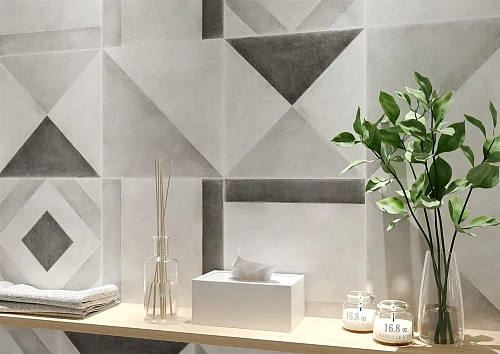 Керамогранит Cersanit Motley пэчворк геометрия серый 29,8x29,8 MO4A094 Керамогранит Cersanit Motley пэчворк геометрия серый 29,8x29,8 MO4A094