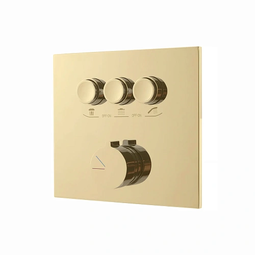 Смеситель для душа Vincea VSCV-431BG4 встраиваемый, брашированное золото Смеситель для душа Vincea VSCV-431BG4 встраиваемый, брашированное золото