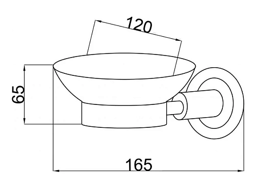 Мыльница Boheme Murano Cristal 10903-CRST-СH хром Мыльница Boheme Murano Cristal 10903-CRST-СH хром