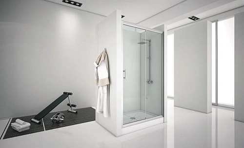 Душевая дверь Aquanet Alfa NAA6121 140, прозрачное стекло 00168421 Душевая дверь Aquanet Alfa NAA6121 140, прозрачное стекло 00168421