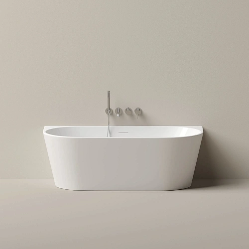 Акриловая ванна SANCOS Labo FB22 1700x800x580, пристенная, с каркасом, со сливом-переливом, донным клапаном"сlick-сlack", белый Акриловая ванна SANCOS Labo FB22 1700x800x580, пристенная, с каркасом, со сливом-переливом, донным клапаном"сlick-сlack", белый