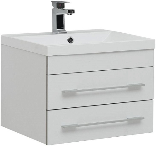 Тумба под раковину Aquanet Верона 58 New белый матовый 00272423 Тумба под раковину Aquanet Верона 58 New белый матовый 00272423