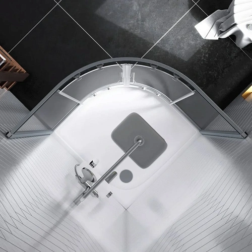 Душевой уголок Damixa Skyline DX35WG-301-090MT 90х90х190, профиль хром матовый, стекло прозрачное Душевой уголок Damixa Skyline DX35WG-301-090MT 90х90х190, профиль хром матовый, стекло прозрачное