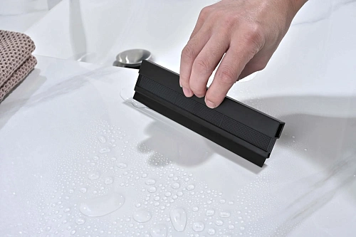 Полка Aquatek AQ4976MB черный матовый Полка Aquatek AQ4976MB черный матовый