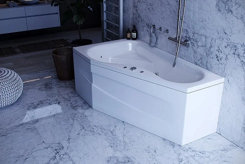 Акриловая ванна Aquatek Медея левая пустая без фронтального экрана MED180-0000007 Акриловая ванна Aquatek Медея левая пустая без фронтального экрана MED180-0000007