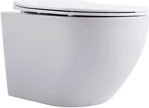 Унитаз подвесной Aquanet Rimless Cetus 2.0 W LX-1901 с сиденьем Унитаз подвесной Aquanet Rimless Cetus 2.0 W LX-1901 с сиденьем