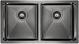 Кухонная мойка Paulmark TWIN PM237844-GM вороненая сталь 780х440мм Кухонная мойка Paulmark TWIN PM237844-GM вороненая сталь 780х440мм