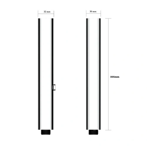 Душевая лейка AQUAme AQM8505CR 225 мм, 4 режима, слайдер, хром Душевая лейка AQUAme AQM8505CR 225 мм, 4 режима, слайдер, хром