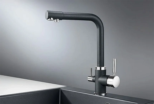 Смеситель для кухни Granula 2015, ШВАРЦ Смеситель для кухни Granula 2015, ШВАРЦ