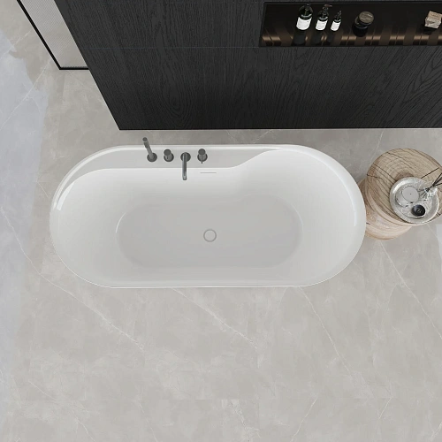 Ванна отдельностоящая AQUAme AQM3505GW-L белый Ванна отдельностоящая AQUAme AQM3505GW-L белый