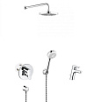 Душевая система Kludi Pure&Easy 7in1 376300565 встраиваемая, со смесителем Душевая система Kludi Pure&Easy 7in1 376300565 встраиваемая, со смесителем
