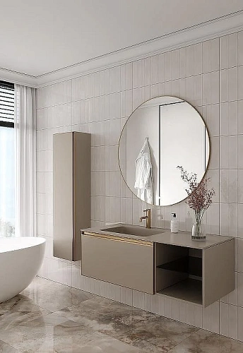 Тумба под раковину Armadi Art QUATRO 6 120см (80+40) DAPHNE профиль MATT GOLD 790-M6-120-D-MG Тумба под раковину Armadi Art QUATRO 6 120см (80+40) DAPHNE профиль MATT GOLD 790-M6-120-D-MG