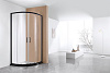 Картинка анонса товара «душевой уголок bravat blackline bs090.1201b 90 x 90 x 200 см четверть круга, черный»