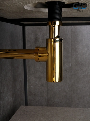 Сифон для раковины Gid G-64GD 75506S золотой Сифон для раковины Gid G-64GD 75506S золотой