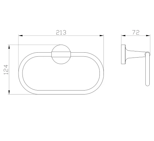 Полотенцедержатель Wonzon & Woghand хром (WW-6513) Полотенцедержатель Wonzon & Woghand хром (WW-6513)