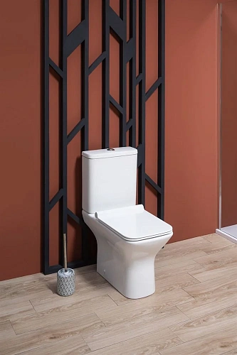 Чаша напольного унитаза Aquanet Rimless Cube 2-C CL-12288 с сиденьем Чаша напольного унитаза Aquanet Rimless Cube 2-C CL-12288 с сиденьем