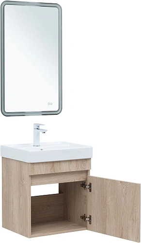 Тумба под раковину Aquanet Оптима 50 00344802 дуб светлый Тумба под раковину Aquanet Оптима 50 00344802 дуб светлый