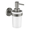 Картинка анонса товара «дозатор жидкого мыла aquatek европа aq4105bgm черный хром шлифованный»