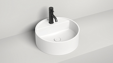 Раковина Salini ARMONIA TOP 02 130126M 450x450 накладная S-Stone